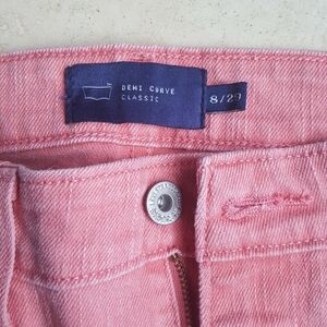 Coral levis size 8 jeans